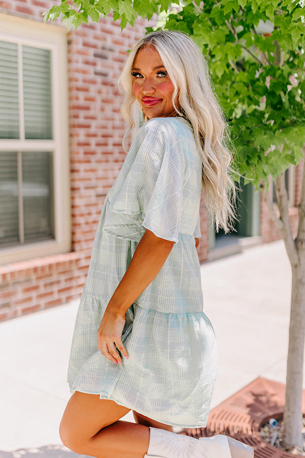 Ultimate Aqua Babydoll Dress - Flowy & Flattering