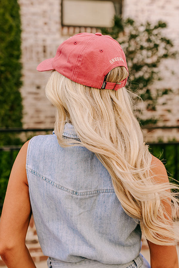 Premium Rose Embroidered Bow Baseball Cap