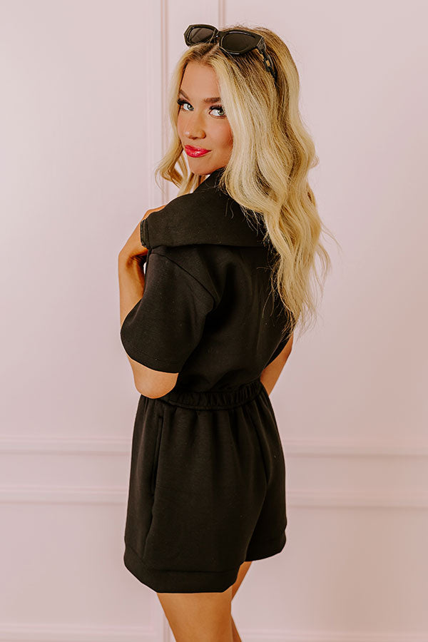 Ultimate Black Romper - Trendy & Comfortable