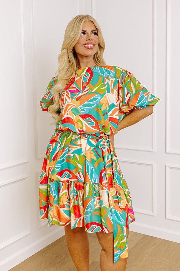 Ultimate Tropical Escape Mini Dress for Curves