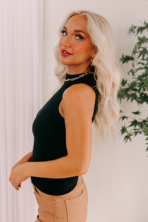 Ultimate Stop Time Sleeveless Top - Black