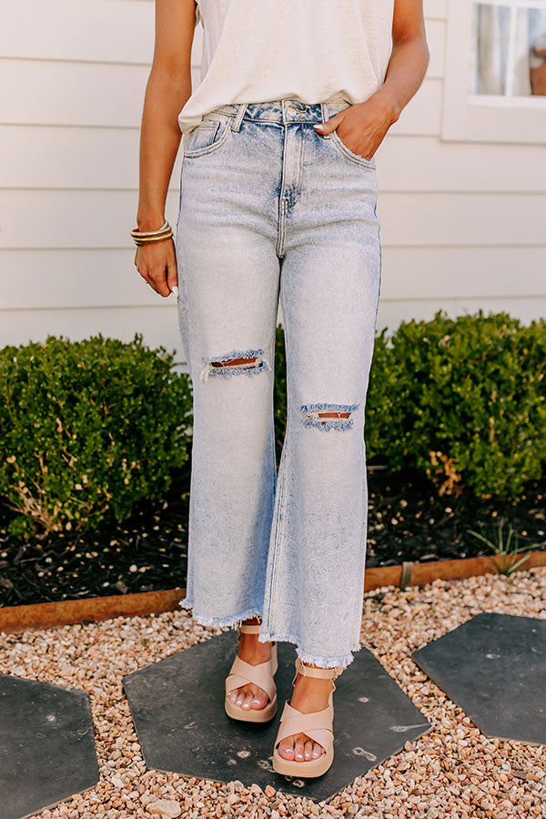 Premium High Waist Relaxed Acid Wash Jeans by Risen Westley