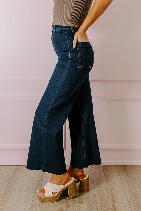 Premium Adriana High Waist Wide Leg Jeans - Ultimate Comfort & Style