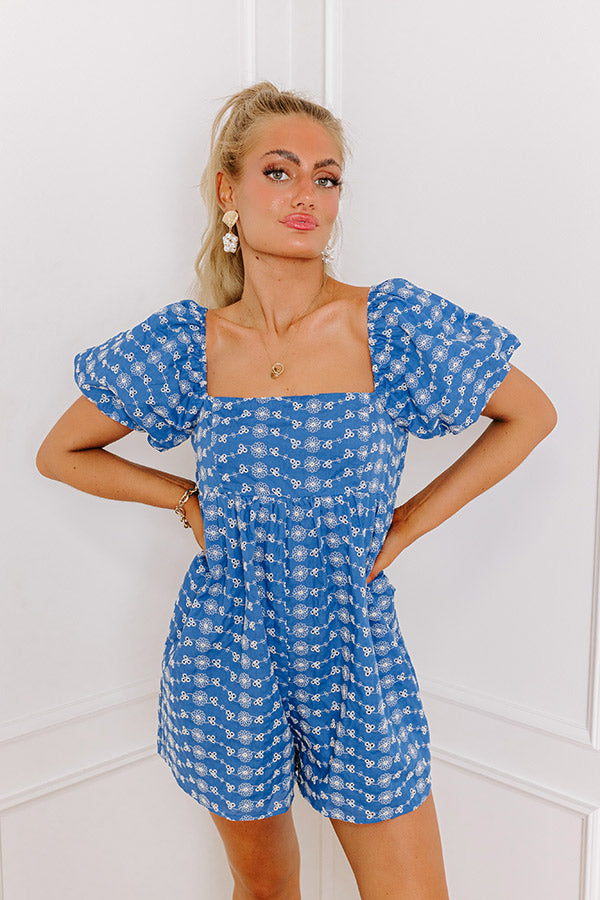 Premium Floral Embroidered Romper - Ultimate Summer Style