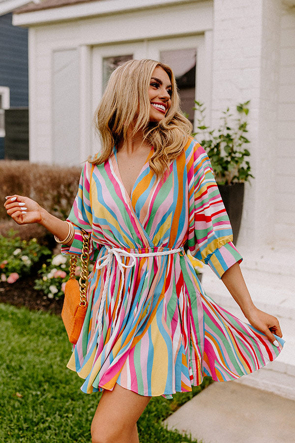 Premium Radiant Striped Dress - Ultimate Summer Style