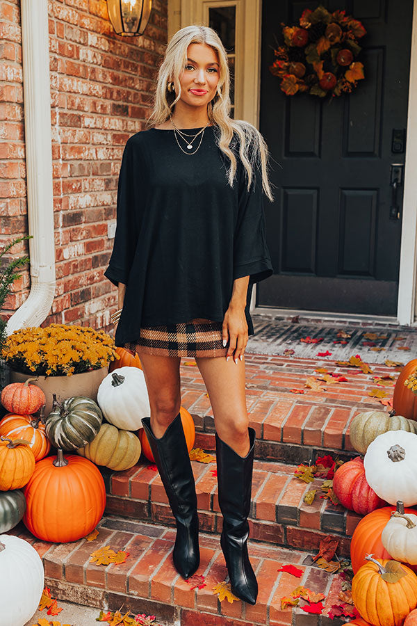 Ultimate Comfort Oversized Dolman Tee - Black