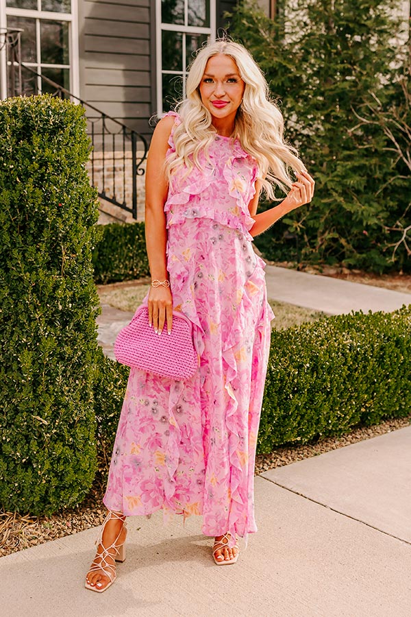 Ultimate Floral Dreams Ruffle Maxi Dress