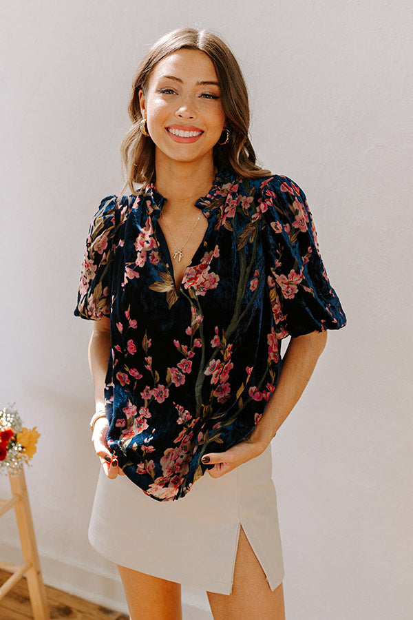 Ultimate Velvet Burnout Top for Dreamy Evenings