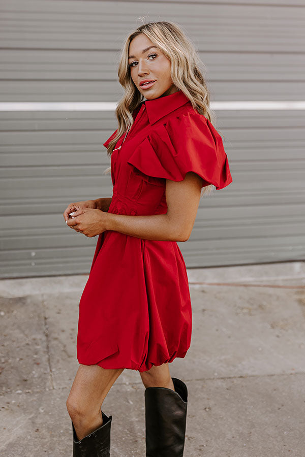 Ultimate She's Unforgettable Red Mini Dress - Premium Style for Every Occasion