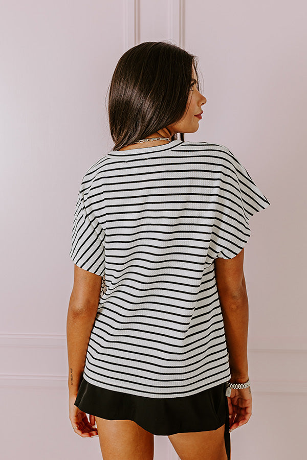 Ultimate Striped Shift Top - Effortless Style for Every Occasion