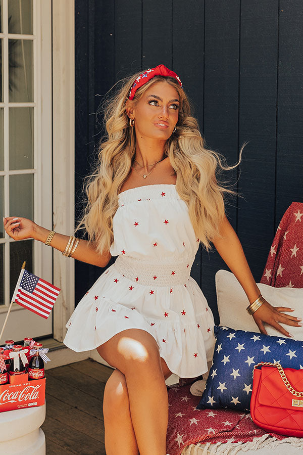 Premium Stars & Sparkles Embroidered Romper - Ultimate Summer Style