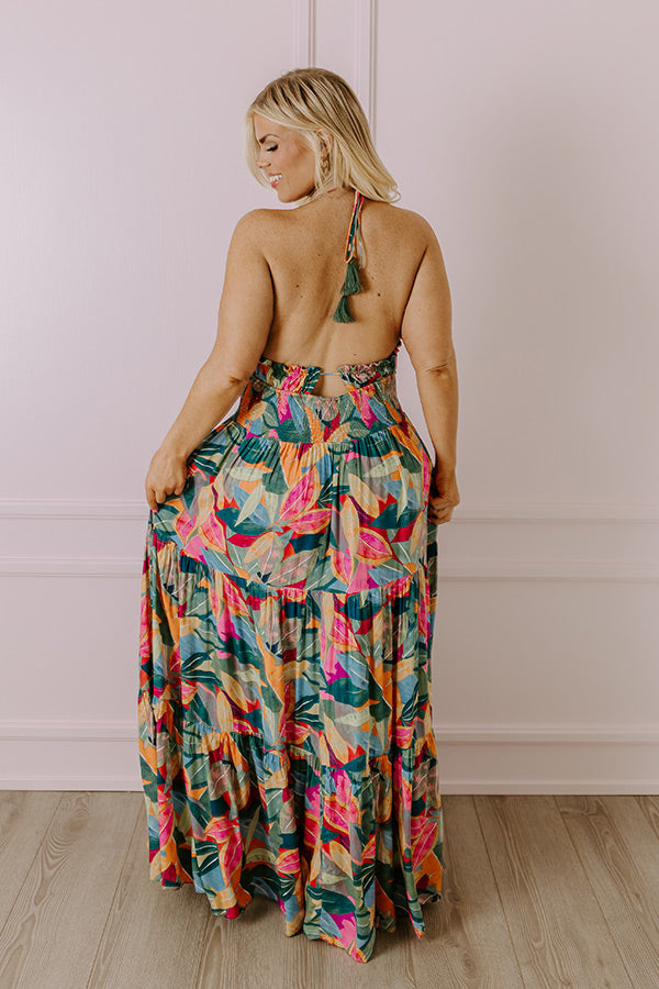 Premium Tropical Fizz Maxi Dress - Ultimate Summer Style