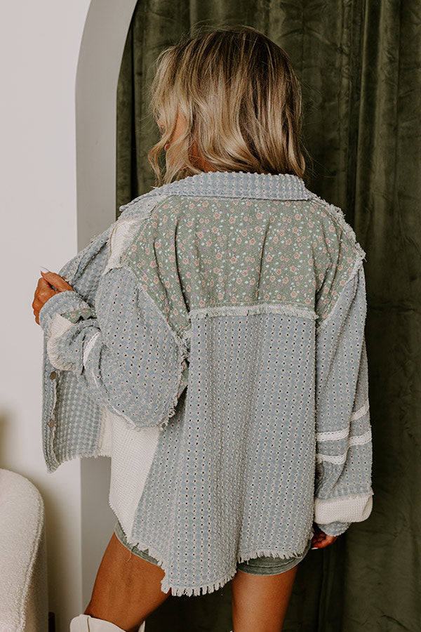 Premium Casual Moment Perforated Denim Jacket - Ultimate Style Upgrade