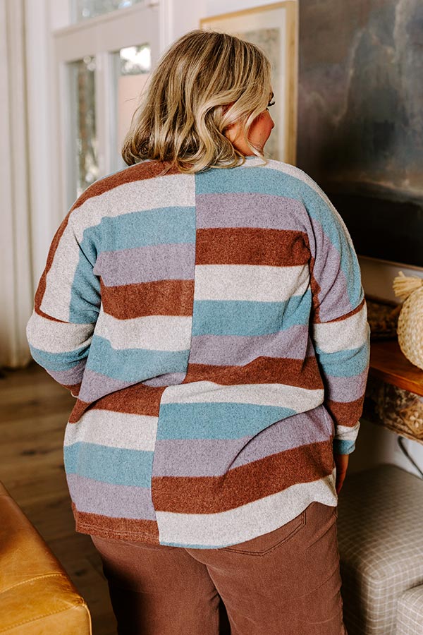 Ultimate Comfort Striped Shift Top for Effortless Style