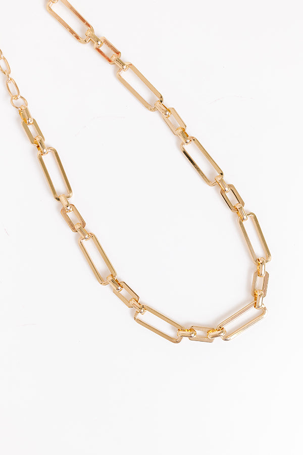 Premium Stay Connected Link Necklace - Ultimate Style Upgrade