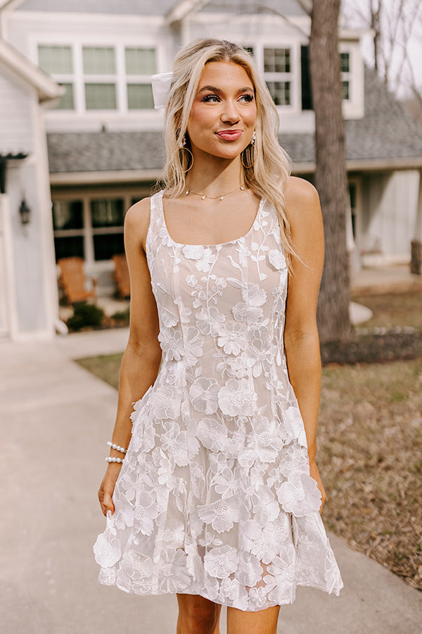 Ultimate Floral Elegance Mini Dress