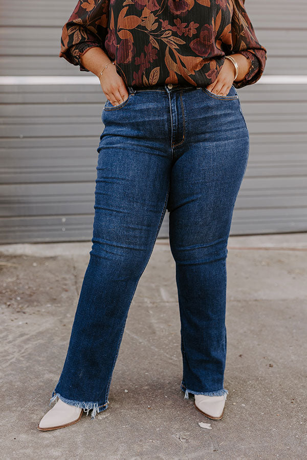 JUDY BLUE Premium High Waist Bootcut Jeans for Curves