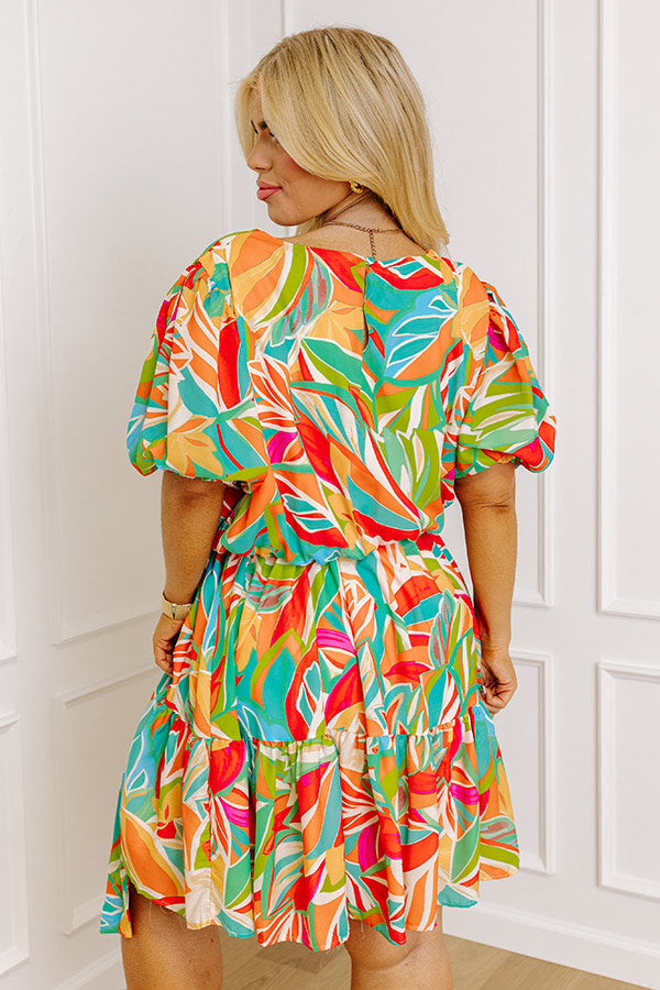 Ultimate Tropical Escape Mini Dress for Curves