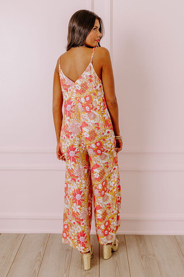 Ultimate Chic Floral Jumpsuit - Primrose Yellow