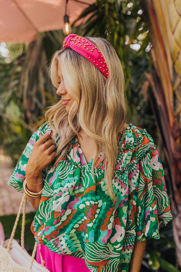 Premium Tropical Vibes Shift Top - Ultimate Brunch Style