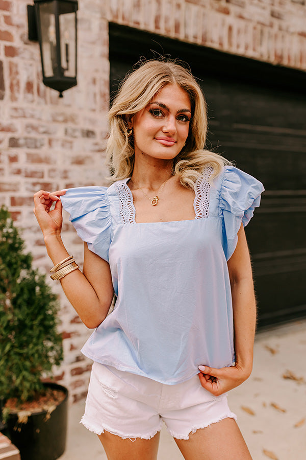 Premium Periwinkle Shift Top - Ultimate Summer Style