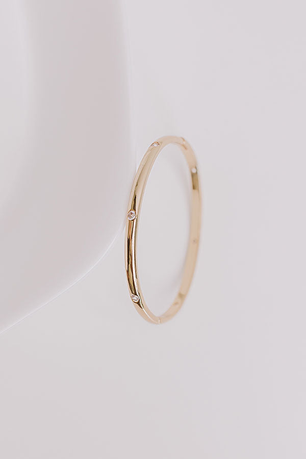 Premium Golden Dream Bangle Bracelet - Ultimate Glam Accessory