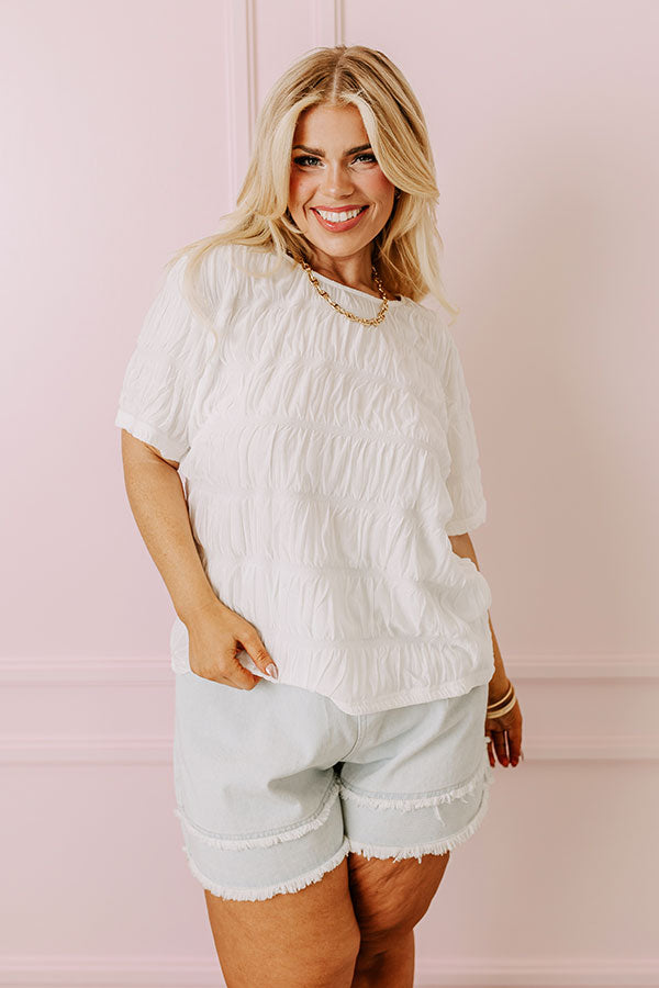 Premium Crinkle Texture Shift Top - Ultimate Style & Comfort