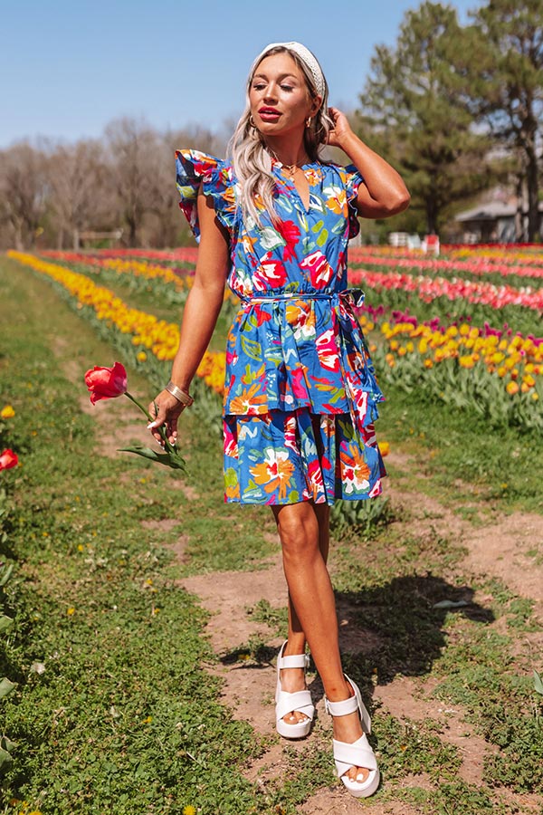 Premium Poppies Floral Maxi Dress