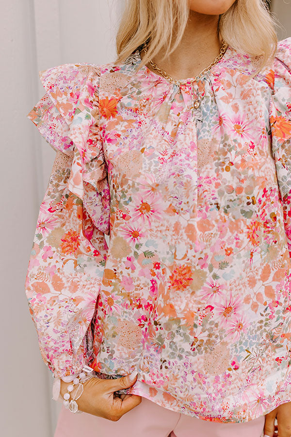 Ultimate Elegance Floral Blouse