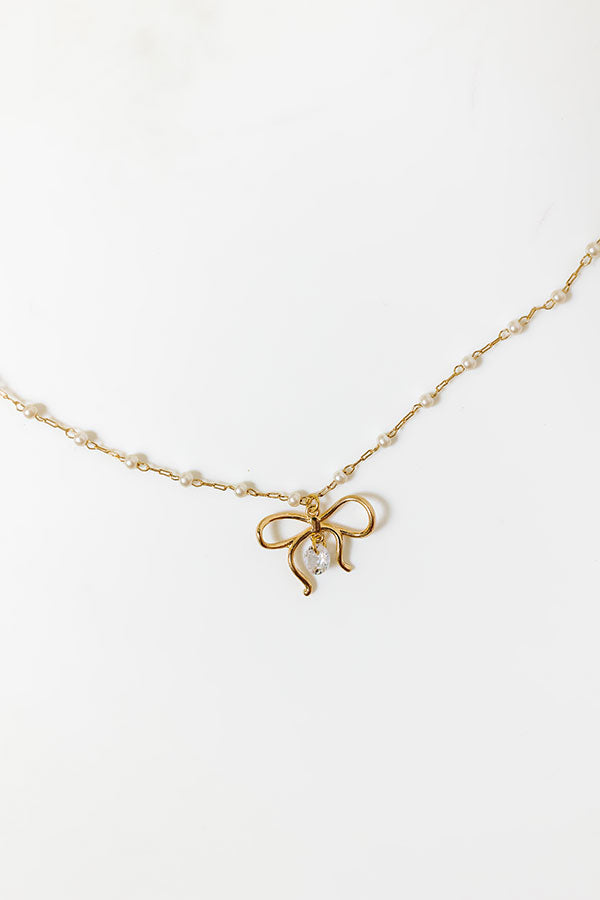 Premium Coquette Charm Necklace - Ultimate Glam Accessory