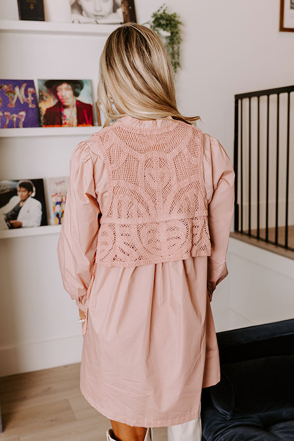 Ultimate Boho Belle Mini Dress in Blush - Effortless Style Upgrade