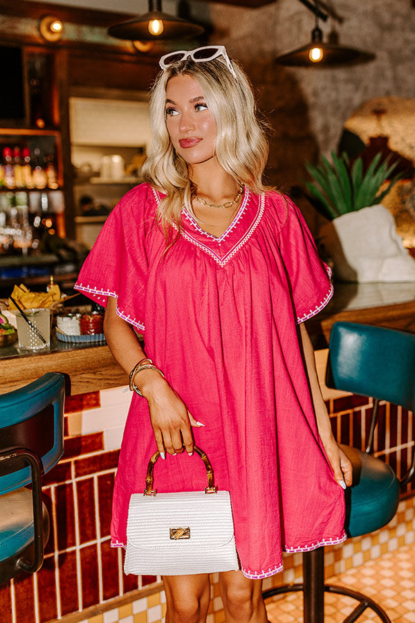 Ultimate Sangria & Smiles Shift Dress - Rose Edition