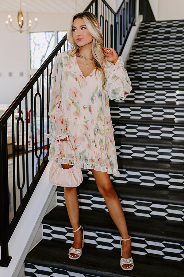 The Carrigan Premium Pleated Floral Mini Dress | Ultimate Feminine Style