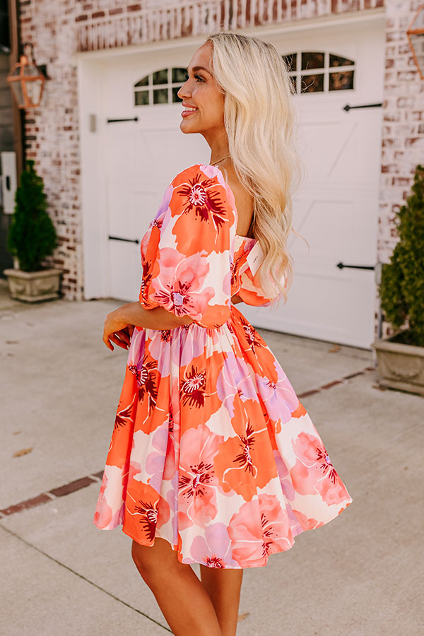 Ultimate Honolulu Date Night Floral Mini Dress