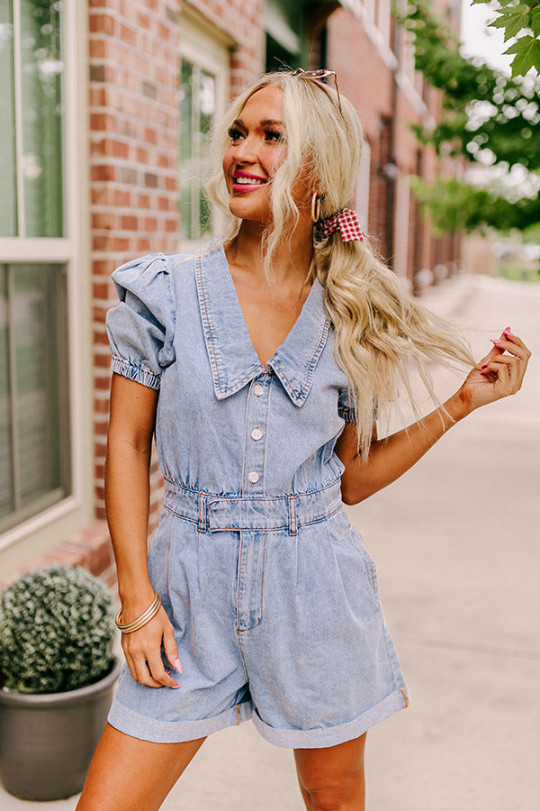 The Jill Premium Denim Romper - Ultimate Style Upgrade