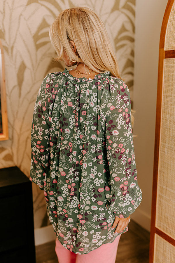 Premium Magnolia Breeze Plus Size Shift Top
