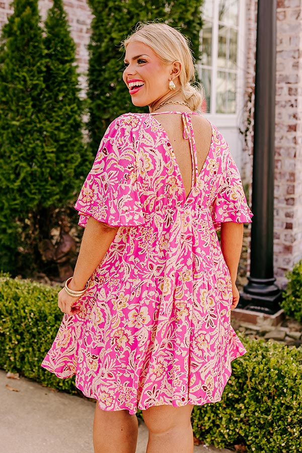 Premium Summer Floral Mini Dress - Ultimate Getaway Style