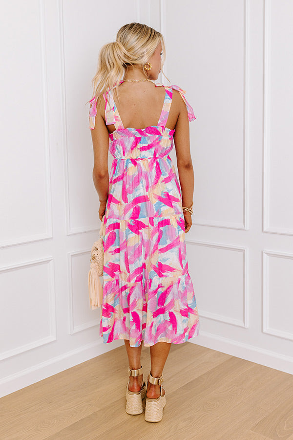 Ultimate Margaritas On The Patio Midi Dress - Summer Chic Style