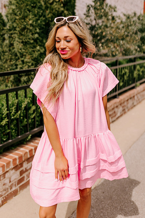 Ultimate Southern Sweetheart Shift Dress in Pink - Premium Comfort & Style