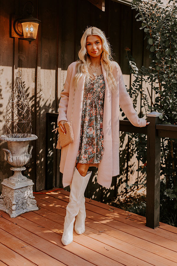 Ultimate Soho Style Floral Mesh Mini Dress