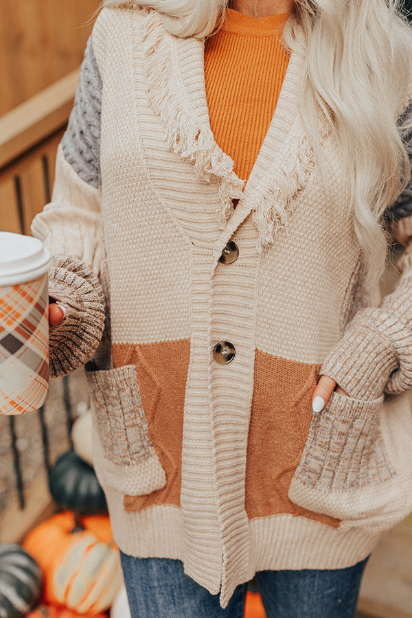 Ultimate Cozy Caffeine Crush Knit Cardigan