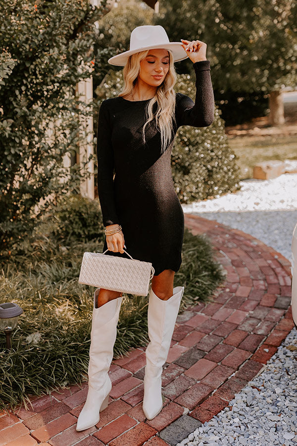 Ultimate Manhattan Chic Knit Sweater Dress