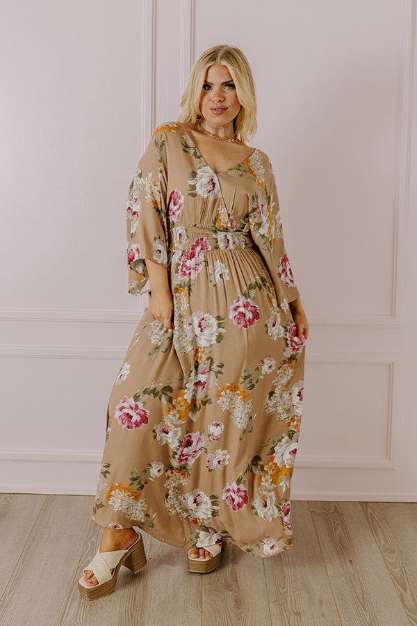 Ultimate Romantic Floral Maxi Dress - Change It Up Collection