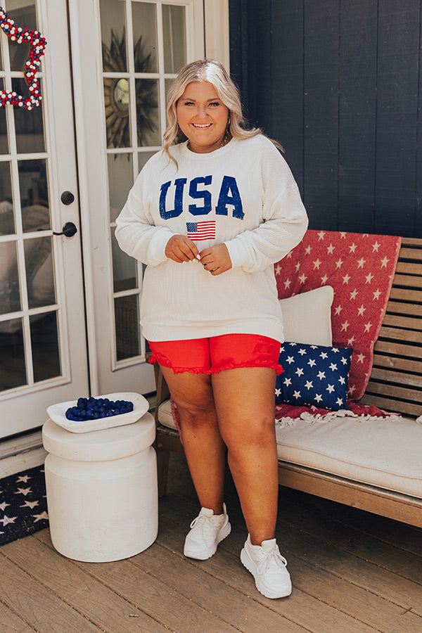 Premium Ribbed Sweatshirt - Ultimate Comfort & Style