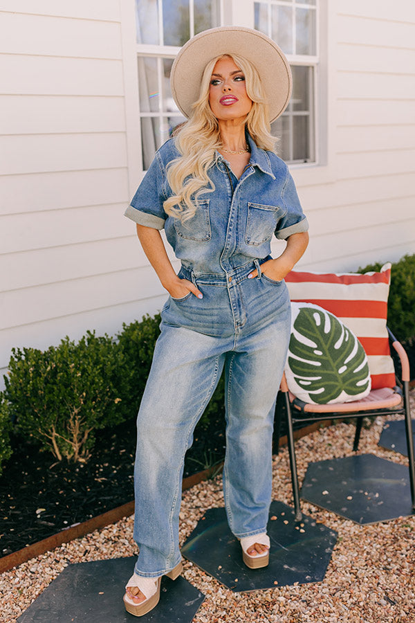 Premium Judy Blue Lyla Denim Jumpsuit for Curves - Ultimate Style Upgrade