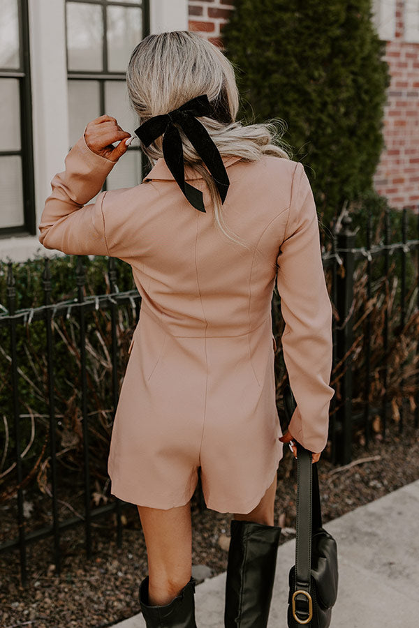 Ultimate Elegance Tan Romper - 'Don't Let Me Go'