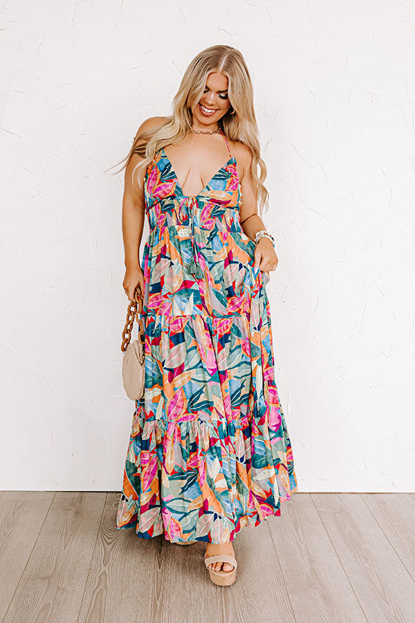 Premium Tropical Fizz Maxi Dress - Ultimate Summer Style