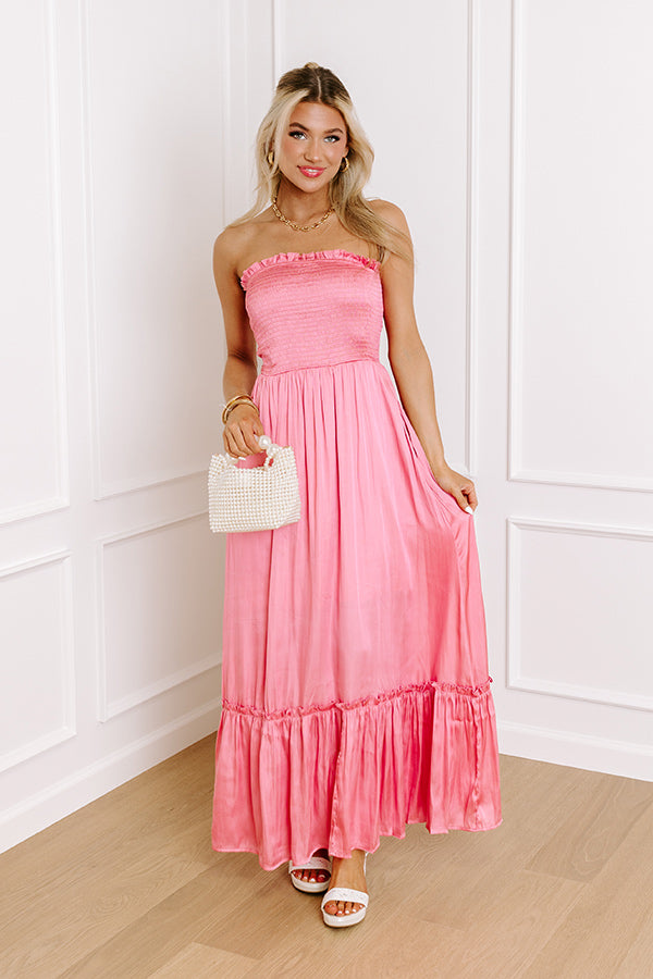 Ultimate Elegance Smocked Maxi Dress