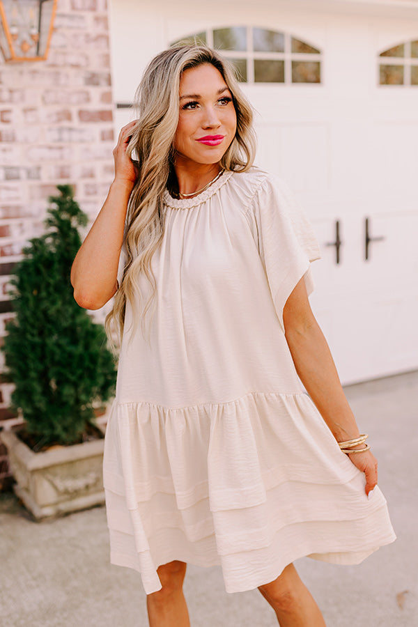 Ultimate Southern Sweetheart Shift Dress - Cream