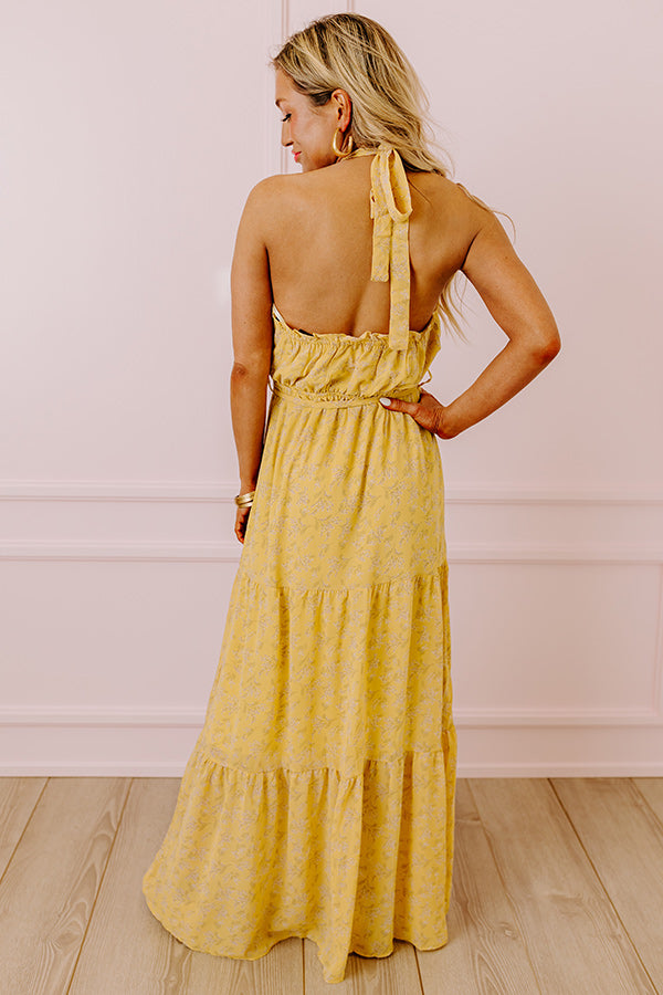 Ultimate Honeymoon Maxi Dress - Premium Primrose Yellow